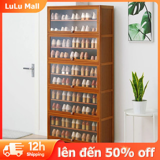 Lulu Tủ Quần Áo Kệ Để Đồ Tủ Gỗ Đựng Giày Cỡ Lớn Tiết Kiệm Không Gian Tiện Dụng Cho Gia Đình