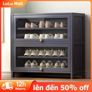 Lulu  - Tủ Để Giày Dép Kiểu Mới 10 Ô (Chia Ô) Để Được 33 Đôi Giày