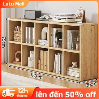 【Gỗ cứng🪵】LuLu Kệ sách gỗ cao cấp phong cách Nordic Tủ sách