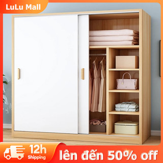 LuLu Tủ quần áo gỗ cao cấp Đài Loan cánh lùa người lớn
