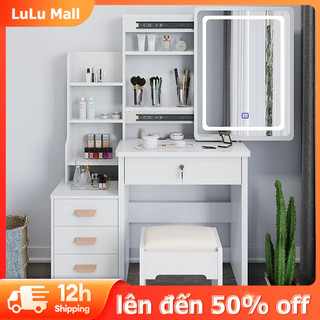 LuLu BÀN TRANG ĐIỂM+LED+GHẾ🤩 Bàn trang điểm phong cách Hàn Quốc