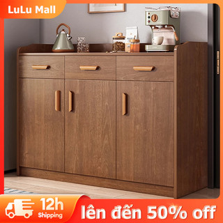 LuLu Tủ gỗ đa năng ngăn kéo đựng quần áo , để đầu giường và decor phòng khách KT 123x36x80cm