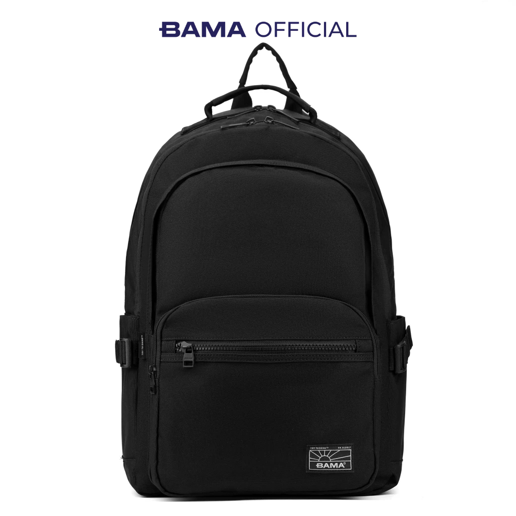 Balo nam nữ đi học đi làm BAMA New Basic Backpack NB111 chống nước nhiều ngăn, cặp sách đi học đựng laptop 15 inch