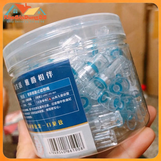 Hộp 100 lọc nước ds-100 mini thay thế tặng kèm 4 đầu chuyển đổi nhỏ tiện lợi
