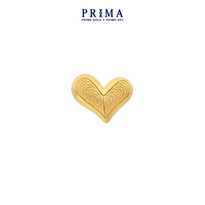 PRIMA Bông Tai Vàng 24K - BST Mono Chic - Trái Tim Nữ tính - 111E3574 (Chuôi+ Chốt 18k) - ( 1 chiếc)