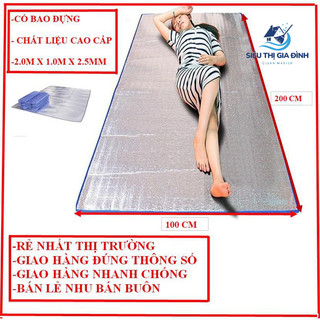CHIẾU NGỦ TRƯA CÁ NHÂN VĂN PHÒNG 100CMx200CM DÀY 2,5MM CÓ BAO ĐỰNG 2242 siêu thị gia đình vp88