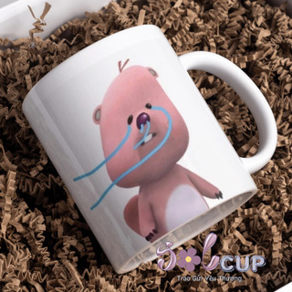 Cốc Sứ In Hình Loopy Meme Đáng Yêu (In theo yêu cầu) - Cốc Uống Nước Có Quai Solcup Dung Tích 400ml