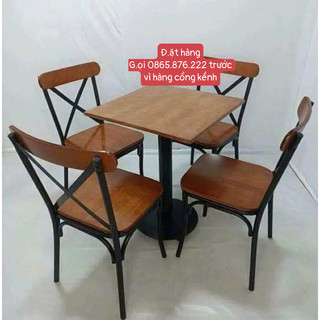 Bộ bàn ghế dành cho quán cà phê , quán trà sữa , quán trà chanh , nhà hàng quán ăn 6