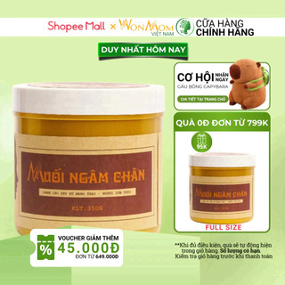 Muối ngâm chân thảo dược Giảm Đau Nhức, Phù Nề tốt cho người bị xương khớp và các mẹ bầu WonMom 350gr