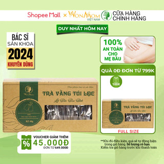 Trà vằng túi lọc lợi sữa Wonmom Hộp 20 túi lọc