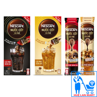 Nước cốt Cà Phê  Nescafe Đen Đá/Sữa Đá Gói 75ml/ Hộp 375ml