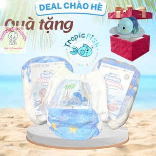 [ Tã/bỉm bơi ]Tã Quần Bơi TropicFish dùng Bé đi biển,  spa thủy liệu Xuất Xứ Đan Mạch mẫu mới 2024