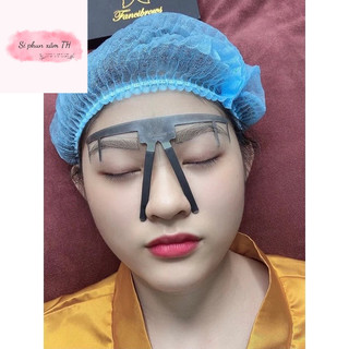 Thước chữ A đo vẽ lông mày phun xăm, thước tỉ lệ vàng