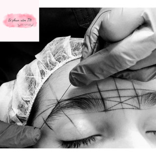 Chỉ than đo vẽ lông mày trong phun xăm cuộn 10 mét