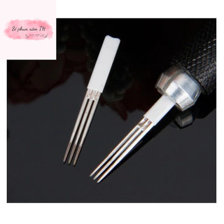 Combo 10 chiếc Kim tạo hạt vi chạm mày môi mí, kim vi chạm phun xăm