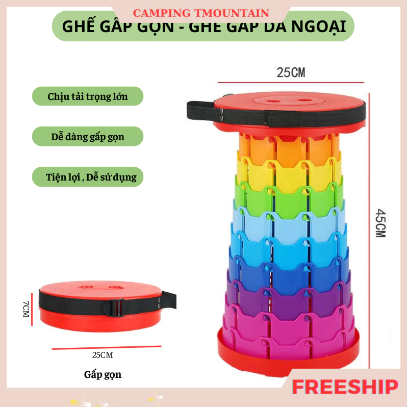 Ghế Camping Ngả Lưng Tmountain Gấp Gọn Thư Giãn Dã Ngoại Du Lịch Cao Cấp Tiết Kiệm Diện Tích