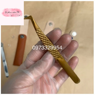 Cao Cấp Nhíp Volume nhíp nối mi classic volume TẶNG 5 đầu bọc nhíp silicon