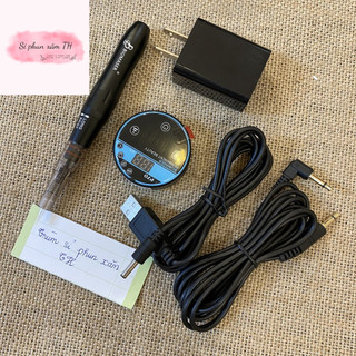 [Giá Sỉ] Máy Phun Xăm Kỹ Thuật Số Bio maser P70 Thế Hệ Mới 15.000V/Phút (mã mới đen vai gù)