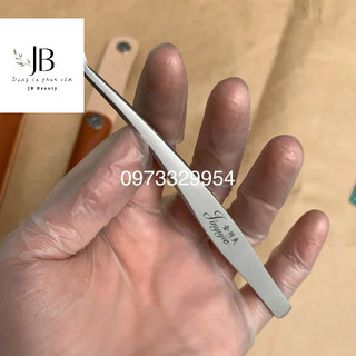 Nhíp nối mi Jinjujia nhíp gắp mi classic (đầu cong)