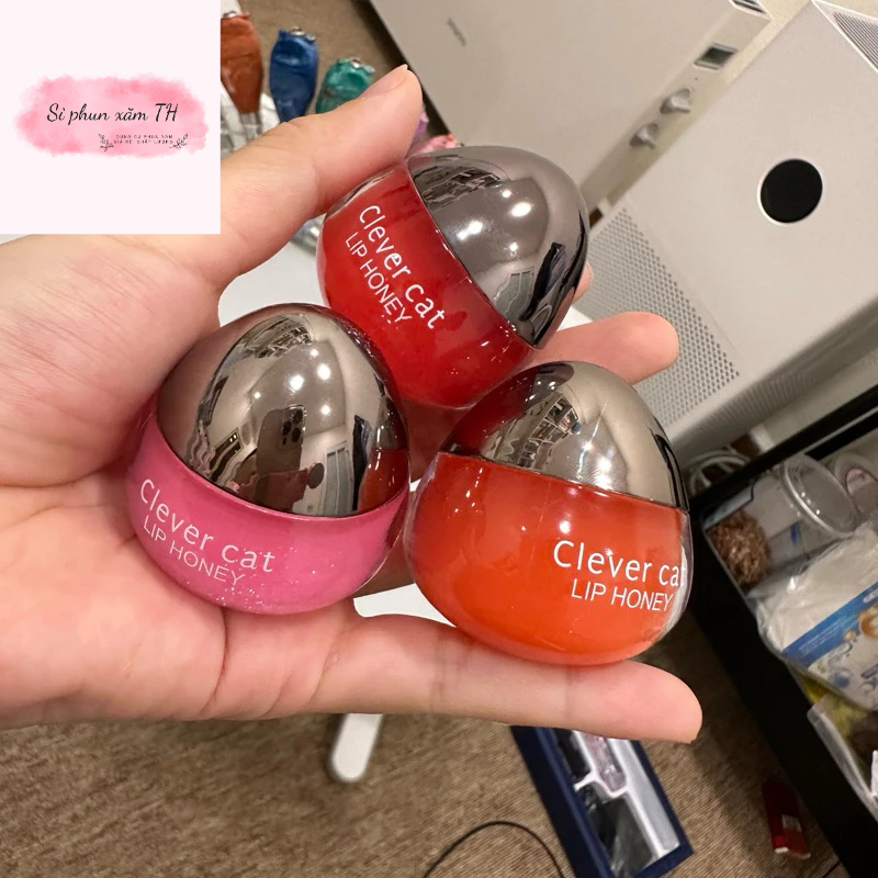 Dưỡng môi CLEVER CAT chống thâm loang kích màu sau xăm