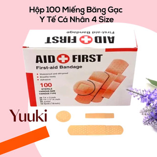 Hộp 100 Miếng Băng Gạc Y Tế Cá Nhân TIỆN LỢI #B90