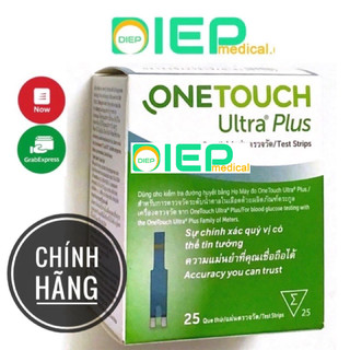 ✅ ONETOUCH ULTRA PLUS 25 QUE - Que thử đường huyết máy One Touch Ultra Plus Flex