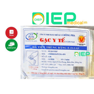 ✅ GẠC Y TẾ 3 CON NAI ĐÔNG PHA, BẢO THẠCH - Băng vải cuộn 3 Con Nai (Đông Pha), Gạc Y tế tiệt trùng, chăm sóc vết thươn