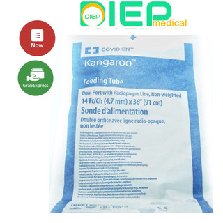 ☘️ kangaroo feeding tube 14fr - dây nuôi ăn mũi dạ dày bằng polyurethane dùng 1 tháng