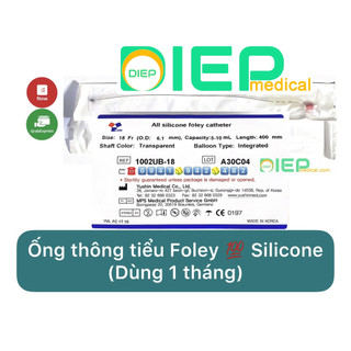 🍀 FOLEY SILICONE CLINY - Ống thông tiểu bằng 💯 Silicone sử dụng 1 tháng (Chính hãng)