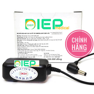 ✅ adapter omron - bộ chuyển điện dùng cho tất cả các máy huyết áp omron