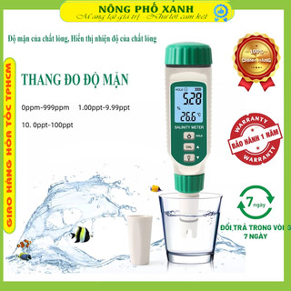Máy đo độ mặn nướcSmart Sensor AR8012N thủy sinh, nước uống, thực phẩm thang đo 0-100ppt