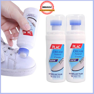 Chai VS  trắng giày dép Plac, vệ sinh làm sạch vết bẩn túi xách, kèm đầu chùi dễ dàng sử dụng tiện ích