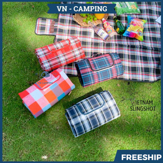 Thảm dã ngoại, Thảm du lịch gấp gọn chống thấm nước tốt , đi phượt, cắm trại gấp gọn tiện lợi
