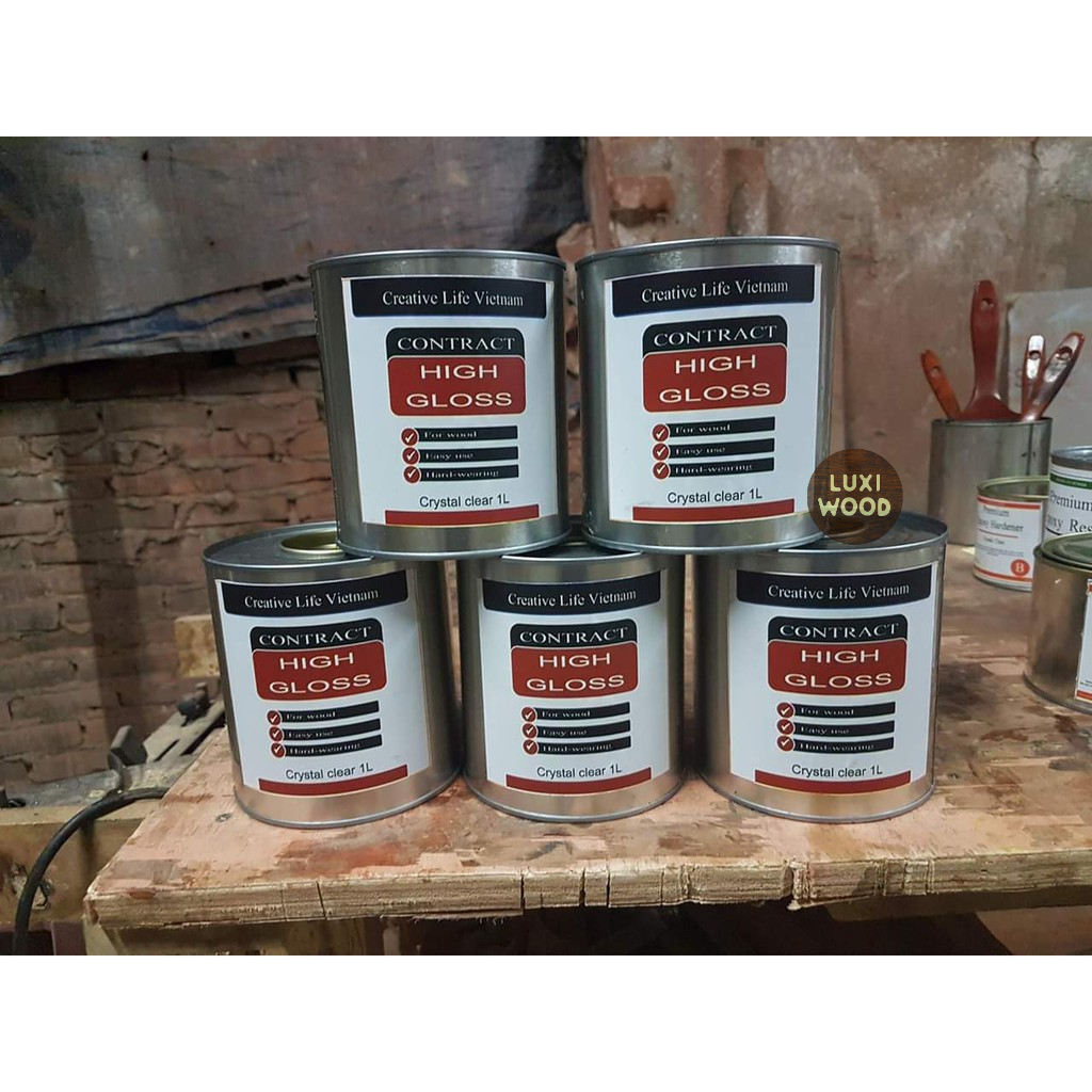 Sơn lau gỗ High Gloss (Sơn phủ bóng gương)