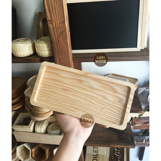 Khay, thớt gỗ decor 07 (chữ nhật)