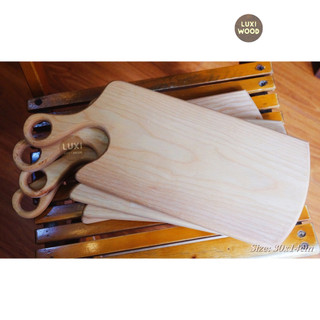 Khay,thớt gỗ decor 14 Hình chữ nhật khuyết
