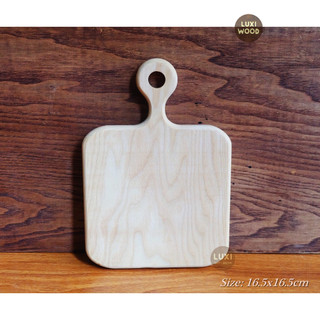 Khay,thớt gỗ decor 17 Vuông (16.5x16.5)