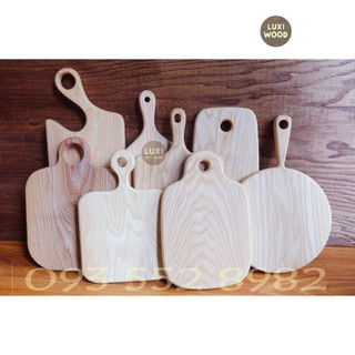 Khay,thớt gỗ decor 17 Vuông (16.5x16.5)