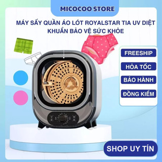 Máy sấy đồ lót có UV diệt khuẩn,lồng sấy mạ kẽm, Tủ sấy quần áo mini Royalstar chính hãng có tia UV khử trùng