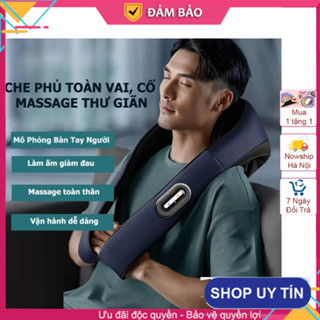 Máy massage cổ vai gáy Philips, Mát xa chườm ấm vùng cổ giảm đau vai gáy, Gối massage vai gáy nhiều chế độ xoa bóp