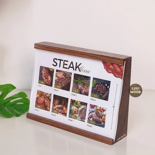 Bảng gỗ bỏ giấy A5 để bàn - Sang trọng, bền đẹp - LUXI DECOR