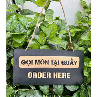 Bảng treo Gọi món tại quầy - LUXI decor