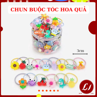 Chun buộc tóc HOA QUẢ co dãn dễ thương cho bé- Nhiều mẫu