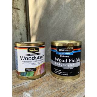 Combo Wood Finish Ultimate + Sơn lau gỗ gốc dầu mã đầu 5 tùy chọn theo bảng màu