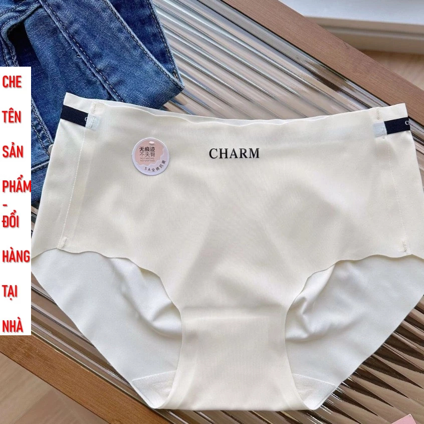 Sét 5-10 Quần Lót Nữ Quần Chíp Đúc Su Thun Lạnh Cạp Viền Sóng CHARM Cao Cấp Không Lộ Viền