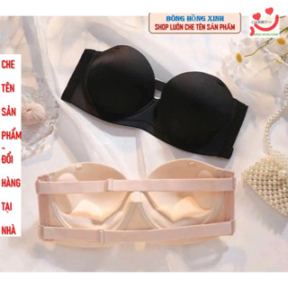 Áo Ngực Không Dây Hở Lưng Có Gọng Tạo Khe -Áo Lót Chống Tụt Cúp Ngang