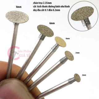 Mũi cắt, mũi mài nhỏ (cán 2.3mm) lưỡi căt mini siêu mỏng ❤️freeship❤️