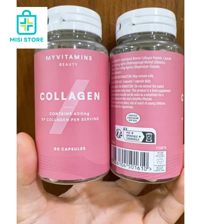 Viên uống Collagen thủy phân Myvitamins Collagen 90v (Collagen Thủy Phân)