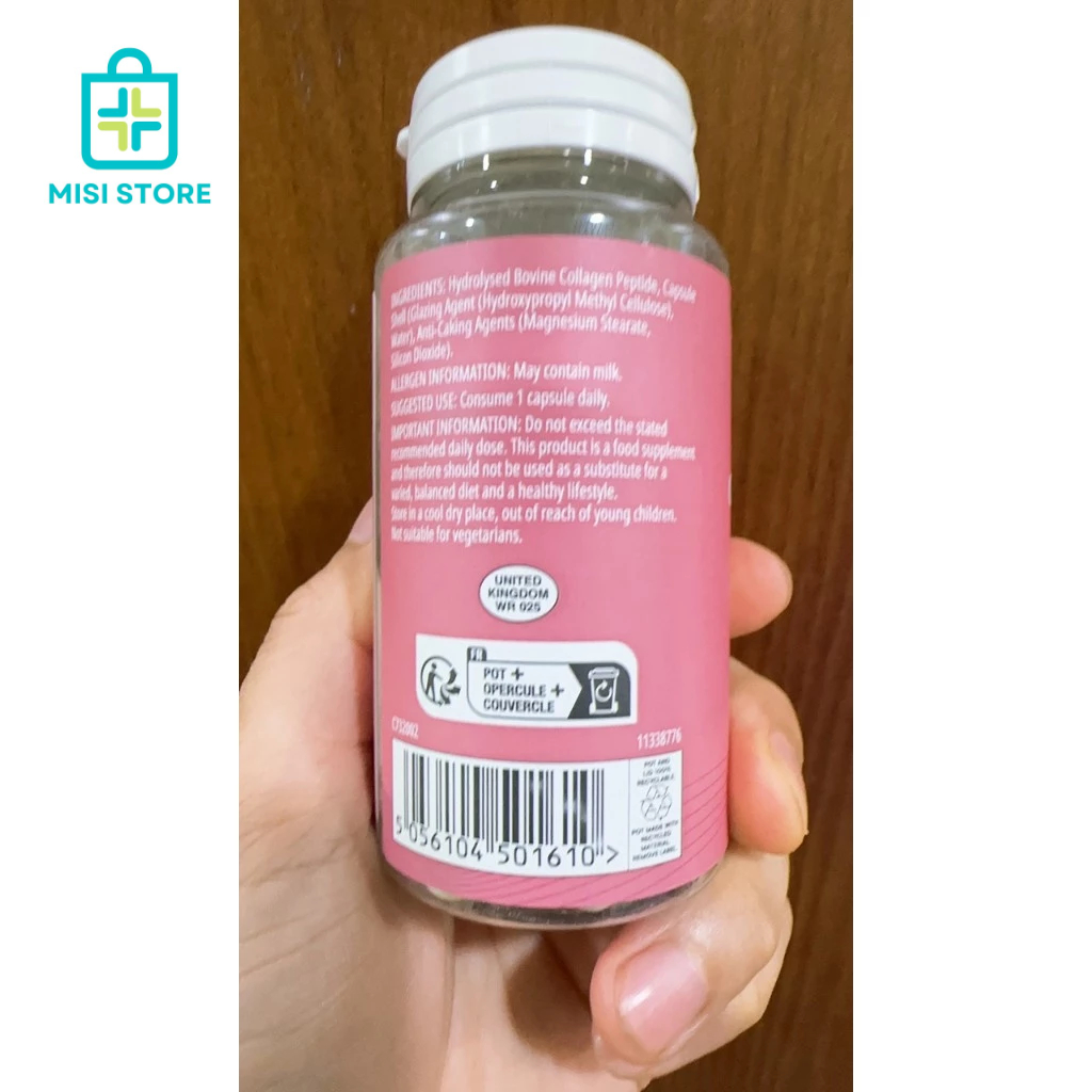 Viên uống Collagen thủy phân Myvitamins Collagen 90v (Collagen Thủy Phân)