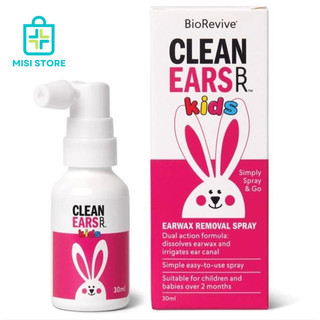 [new] Xịt Tan Ráy Tai Cho Bé Cleanears Kids 30ml, hàng Úc